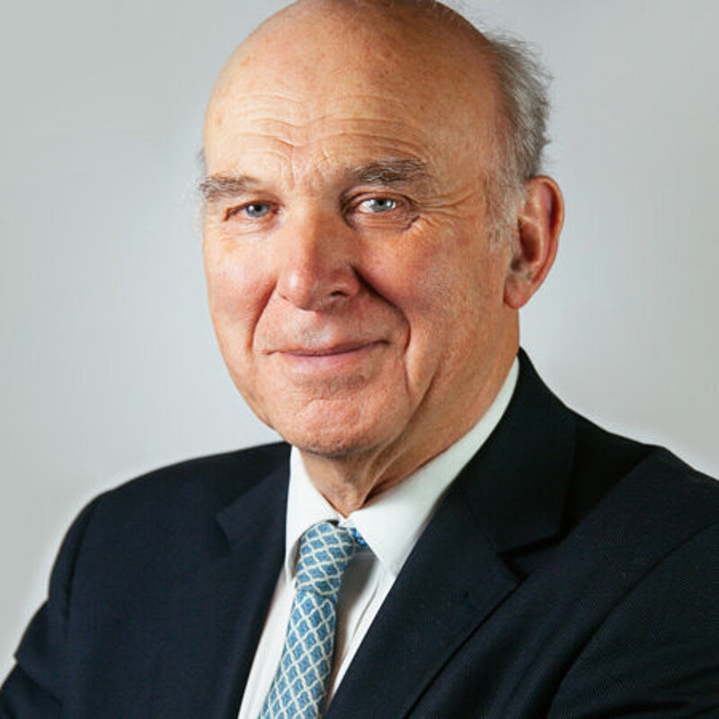 Portrait photo of Sir Vince Cable